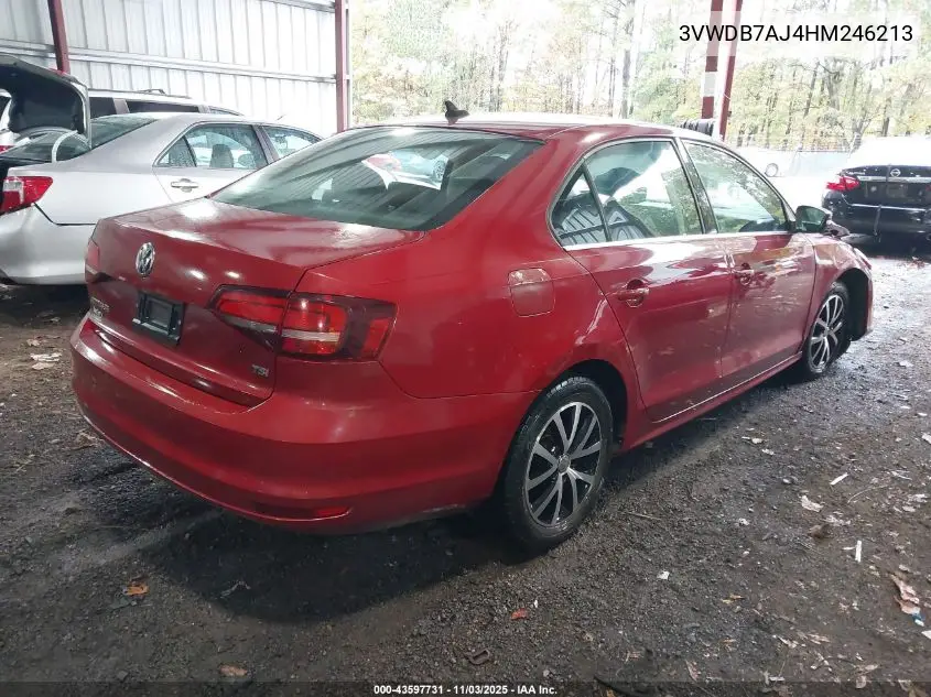 3VWDB7AJ4HM246213 2017 Volkswagen Jetta 1.4T Se