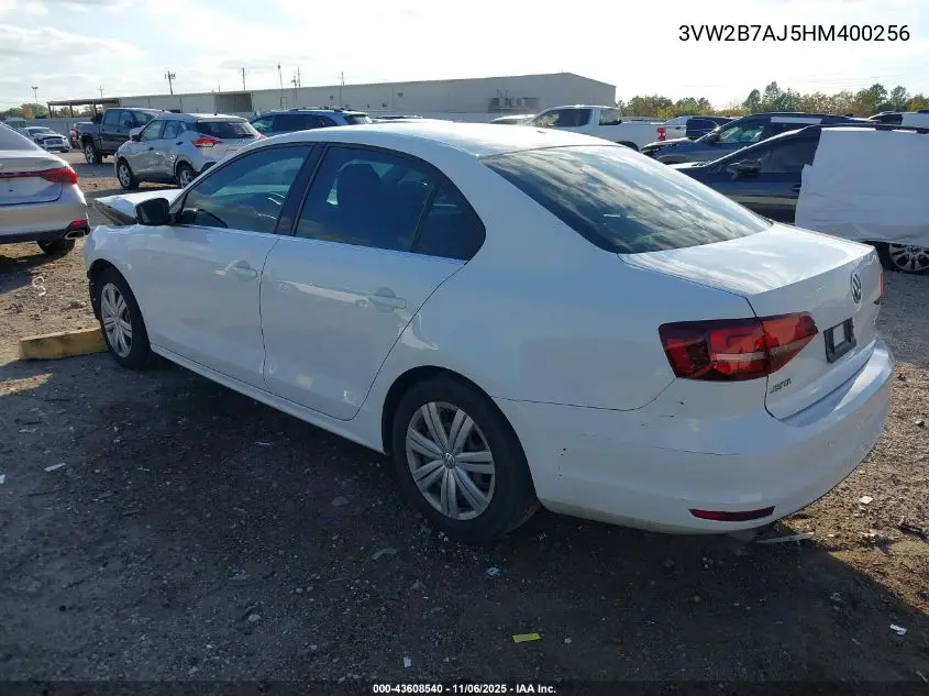 3VW2B7AJ5HM400256 2017 Volkswagen Jetta 1.4T S