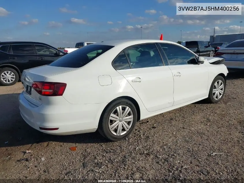 3VW2B7AJ5HM400256 2017 Volkswagen Jetta 1.4T S