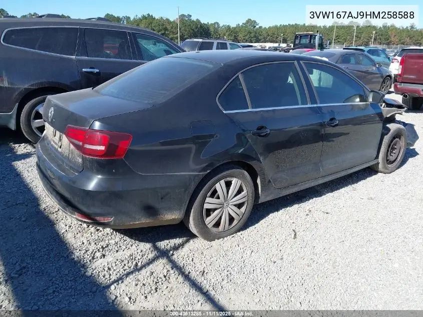 3VW167AJ9HM258588 2017 Volkswagen Jetta 1.4T S