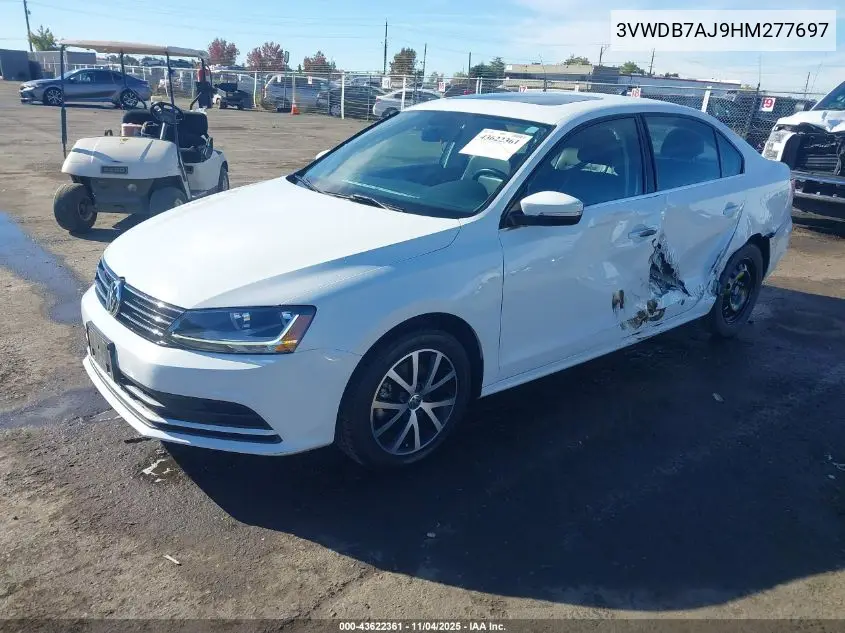 3VWDB7AJ9HM277697 2017 Volkswagen Jetta 1.4T Se