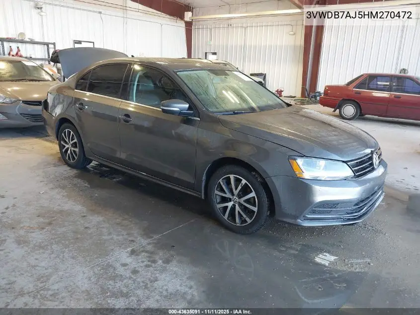 3VWDB7AJ5HM270472 2017 Volkswagen Jetta 1.4T Se