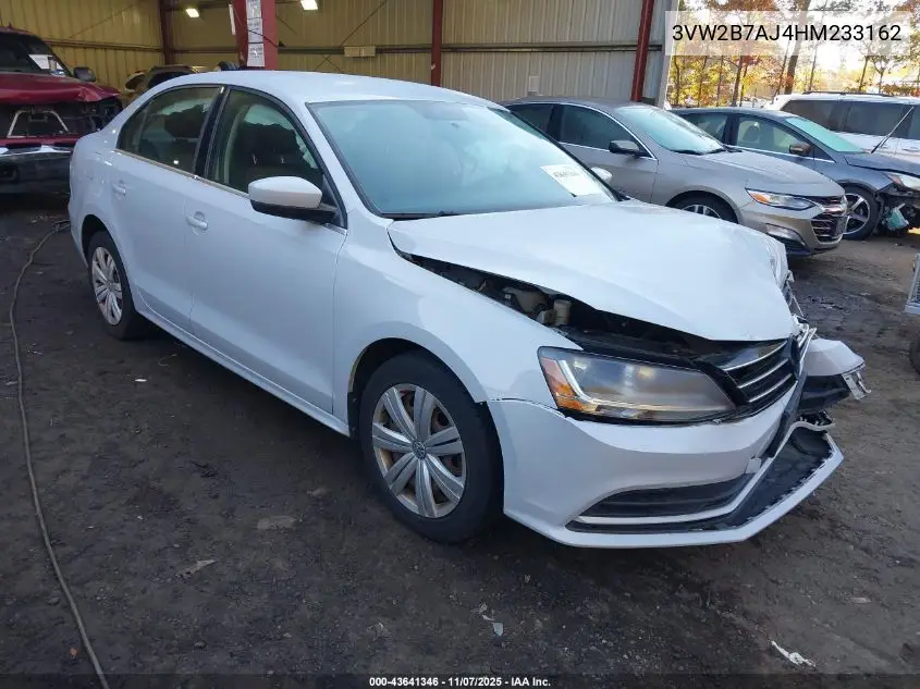 3VW2B7AJ4HM233162 2017 Volkswagen Jetta 1.4T S