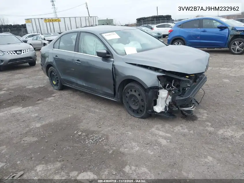 3VW2B7AJ9HM232962 2017 Volkswagen Jetta 1.4T S