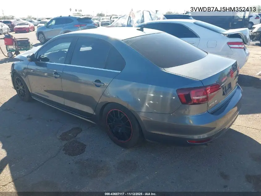 3VWDB7AJ5HM352413 2017 Volkswagen Jetta 1.4T Se