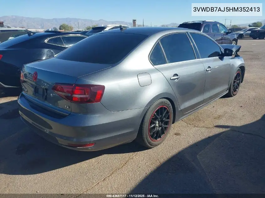 3VWDB7AJ5HM352413 2017 Volkswagen Jetta 1.4T Se
