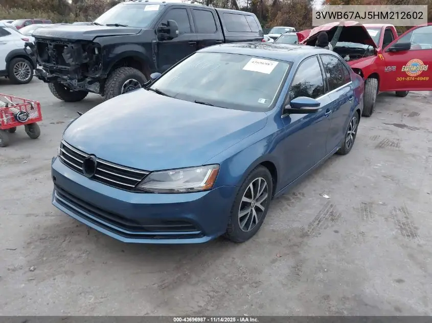 3VWB67AJ5HM212602 2017 Volkswagen Jetta 1.4T Se