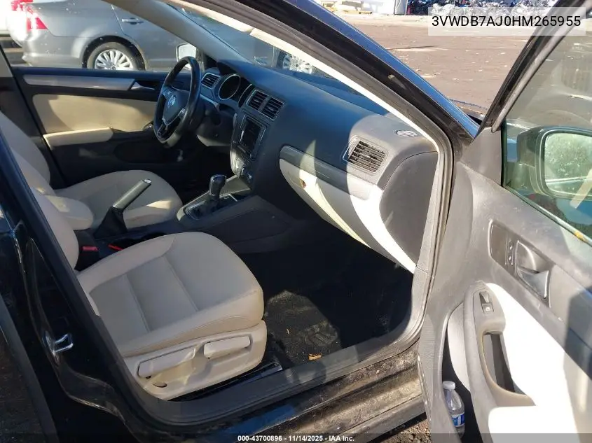 3VWDB7AJ0HM265955 2017 Volkswagen Jetta 1.4T Se