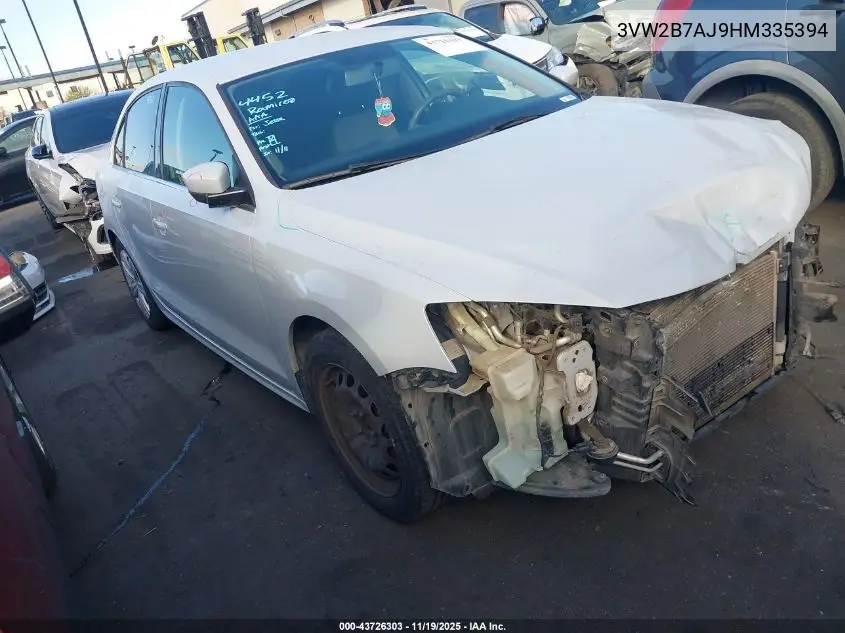 3VW2B7AJ9HM335394 2017 Volkswagen Jetta 1.4T S