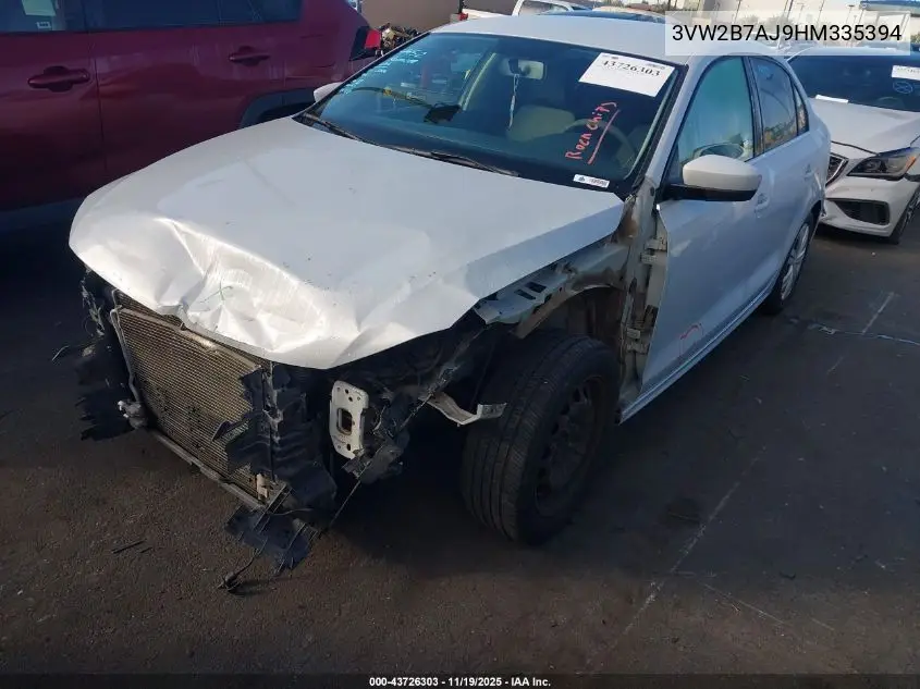 3VW2B7AJ9HM335394 2017 Volkswagen Jetta 1.4T S