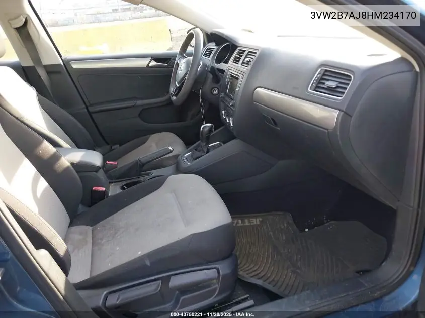 3VW2B7AJ8HM234170 2017 Volkswagen Jetta 1.4T S