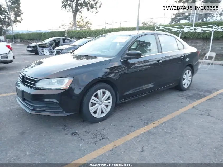 3VW2B7AJ5HM283388 2017 Volkswagen Jetta 1.4T S