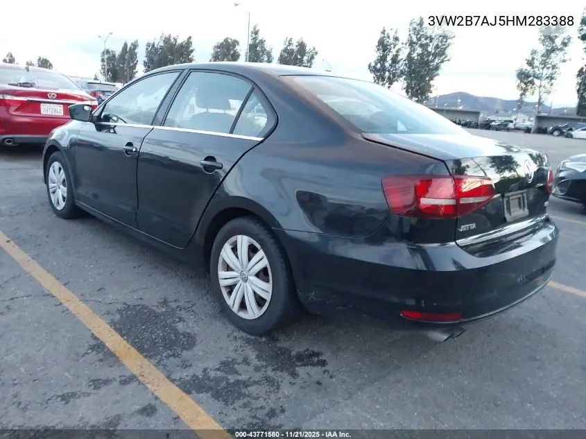 3VW2B7AJ5HM283388 2017 Volkswagen Jetta 1.4T S