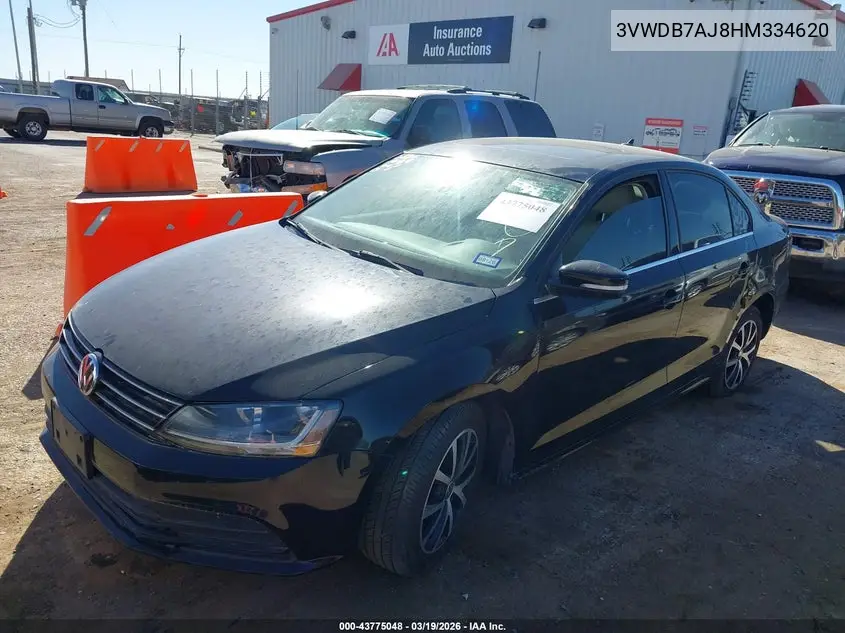 3VWDB7AJ8HM334620 2017 Volkswagen Jetta 1.4T Se