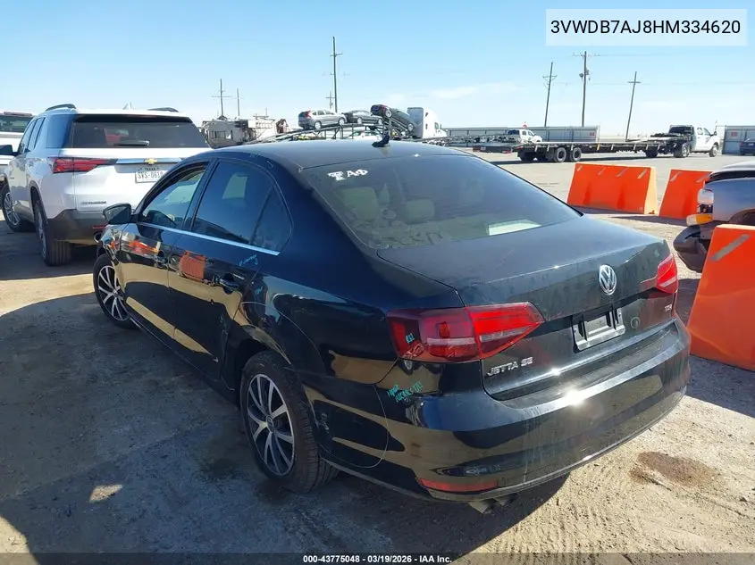 3VWDB7AJ8HM334620 2017 Volkswagen Jetta 1.4T Se
