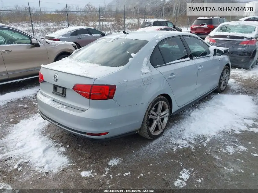 3VW4T7AJXHM404678 2017 Volkswagen Jetta Gli