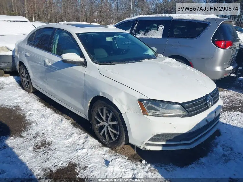 3VWB67AJ9HM290574 2017 Volkswagen Jetta 1.4T Se