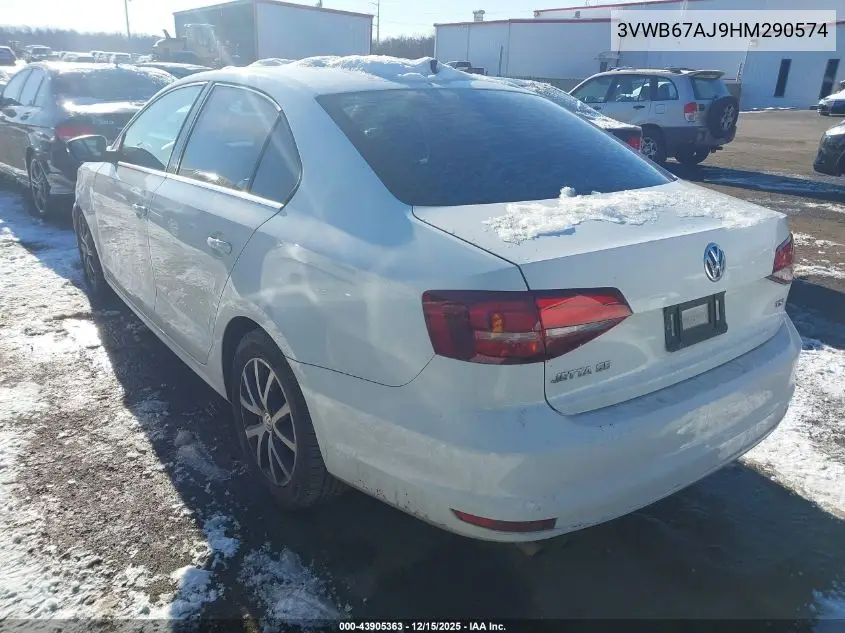 3VWB67AJ9HM290574 2017 Volkswagen Jetta 1.4T Se