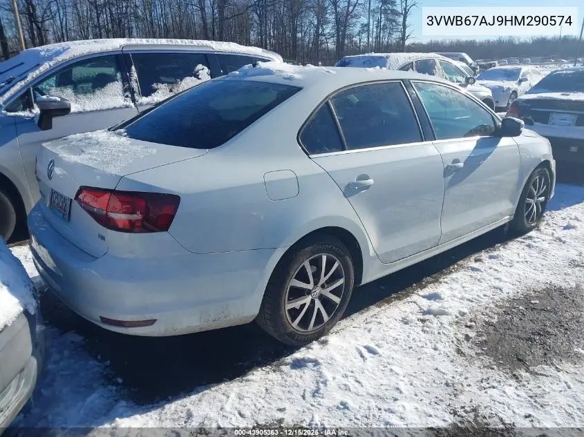 3VWB67AJ9HM290574 2017 Volkswagen Jetta 1.4T Se