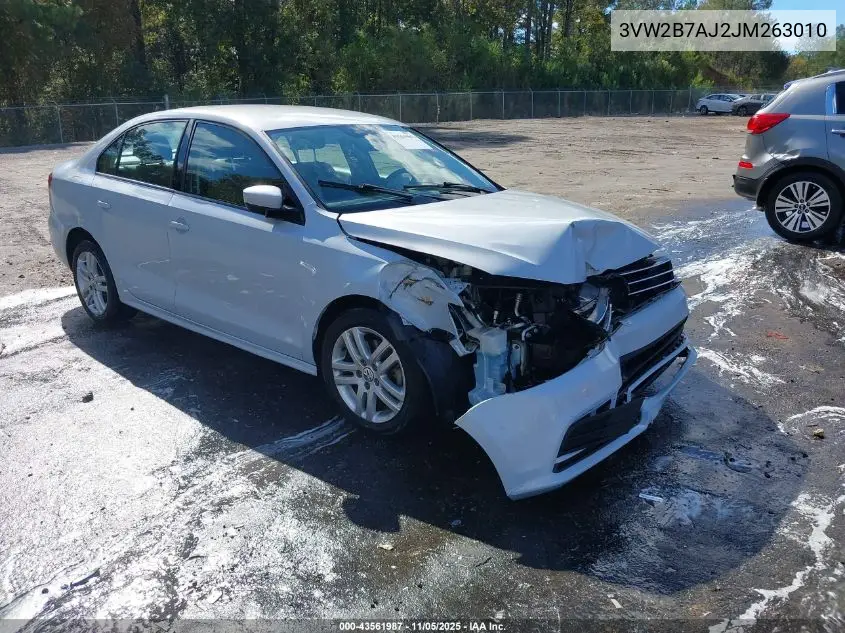 3VW2B7AJ2JM263010 2018 Volkswagen Jetta 1.4T S