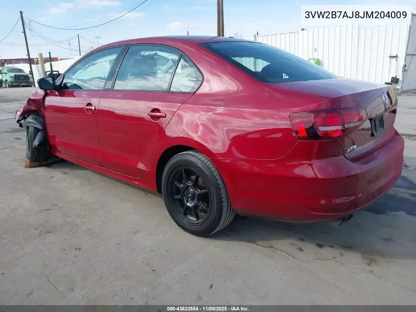 3VW2B7AJ8JM204009 2018 Volkswagen Jetta 1.4T S