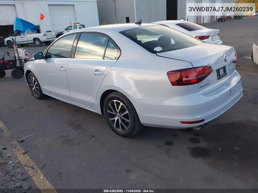 3VWDB7AJ7JM260239 2018 Volkswagen Jetta 1.4T Se/1.4T Wolfsburg Edition