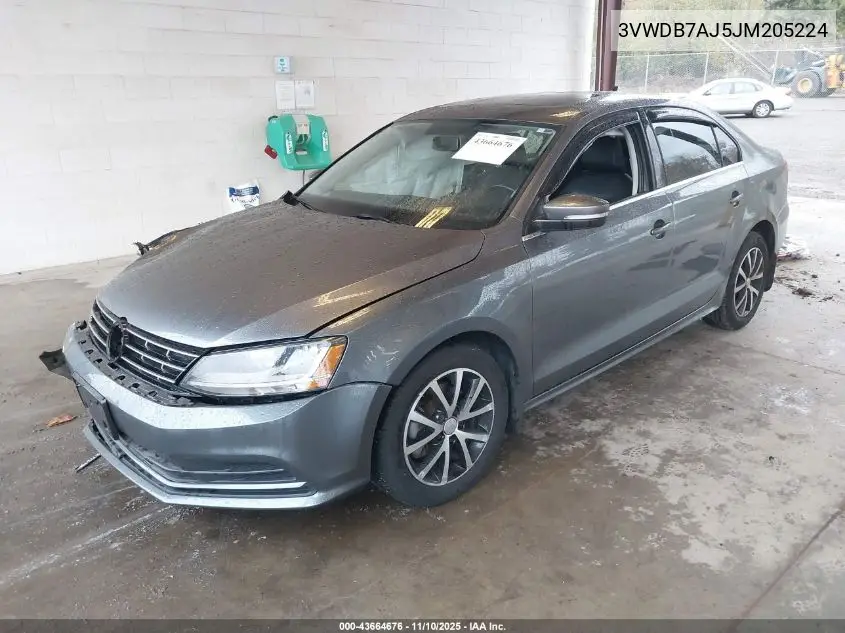 3VWDB7AJ5JM205224 2018 Volkswagen Jetta 1.4T Se/1.4T Wolfsburg Edition