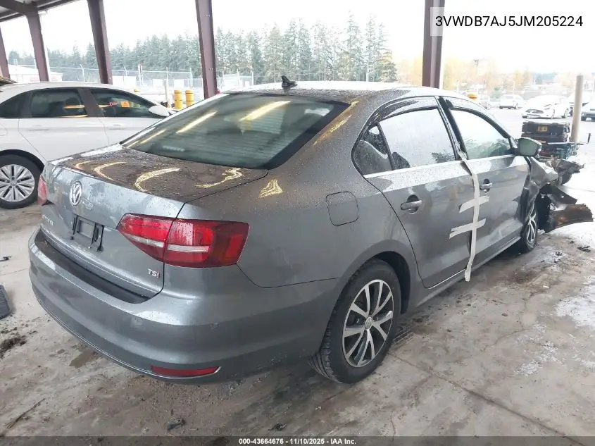3VWDB7AJ5JM205224 2018 Volkswagen Jetta 1.4T Se/1.4T Wolfsburg Edition