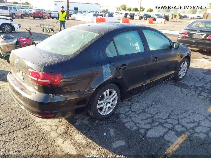 3VW2B7AJ6JM262507 2018 Volkswagen Jetta 1.4T S