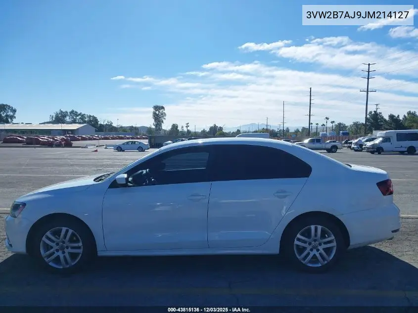 3VW2B7AJ9JM214127 2018 Volkswagen Jetta 1.4T S