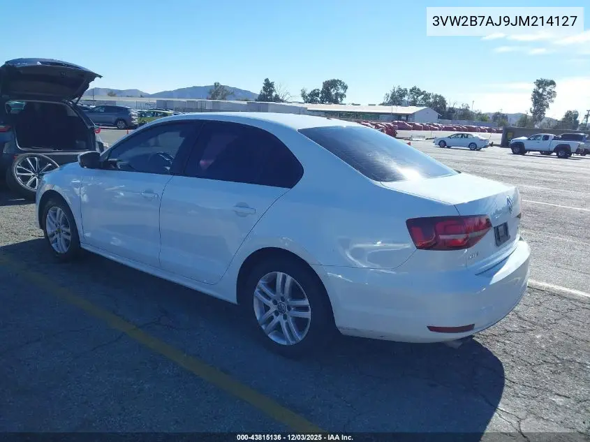 3VW2B7AJ9JM214127 2018 Volkswagen Jetta 1.4T S