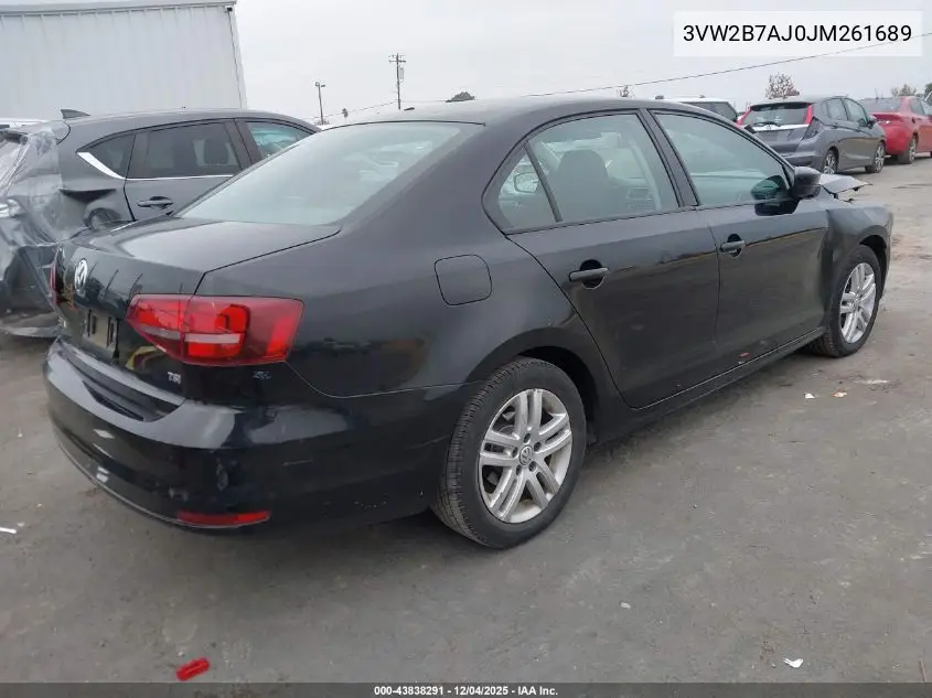 3VW2B7AJ0JM261689 2018 Volkswagen Jetta 1.4T S