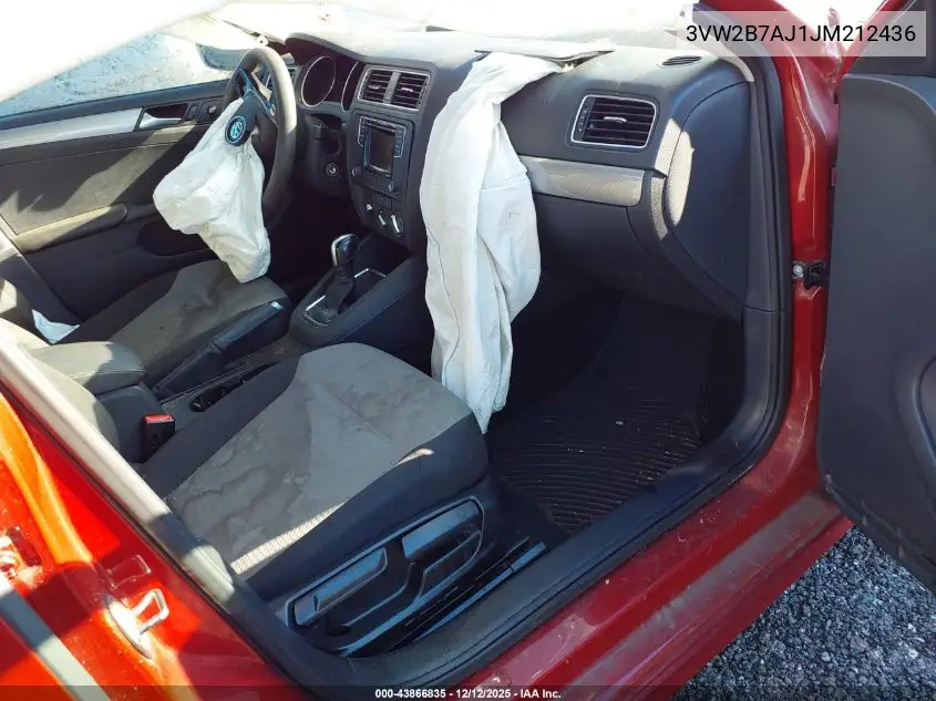 3VW2B7AJ1JM212436 2018 Volkswagen Jetta 1.4T S