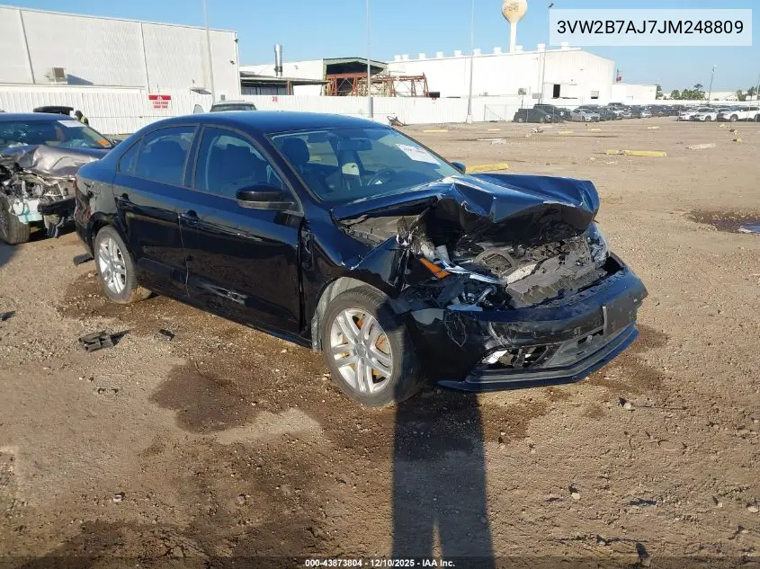 3VW2B7AJ7JM248809 2018 Volkswagen Jetta 1.4T S
