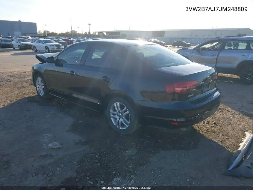 3VW2B7AJ7JM248809 2018 Volkswagen Jetta 1.4T S