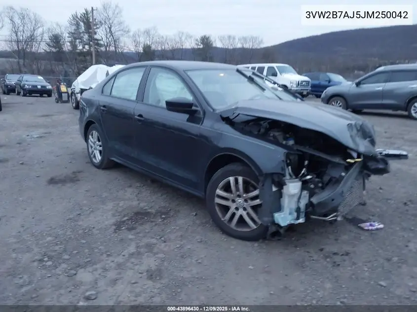 3VW2B7AJ5JM250042 2018 Volkswagen Jetta 1.4T S