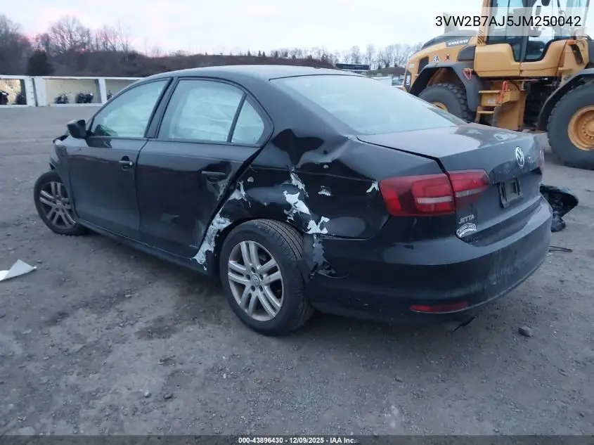 3VW2B7AJ5JM250042 2018 Volkswagen Jetta 1.4T S