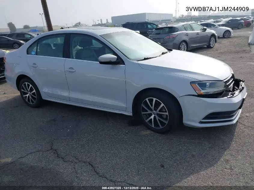 3VWDB7AJ1JM244909 2018 Volkswagen Jetta 1.4T Se/1.4T Wolfsburg Edition