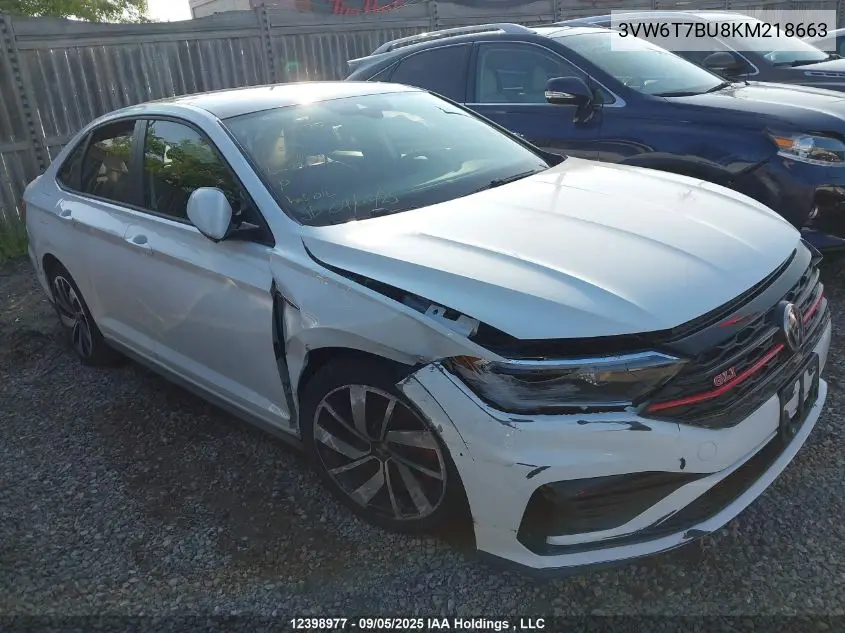 3VW6T7BU8KM218663 2019 Volkswagen Jetta Gli 35Th Edition