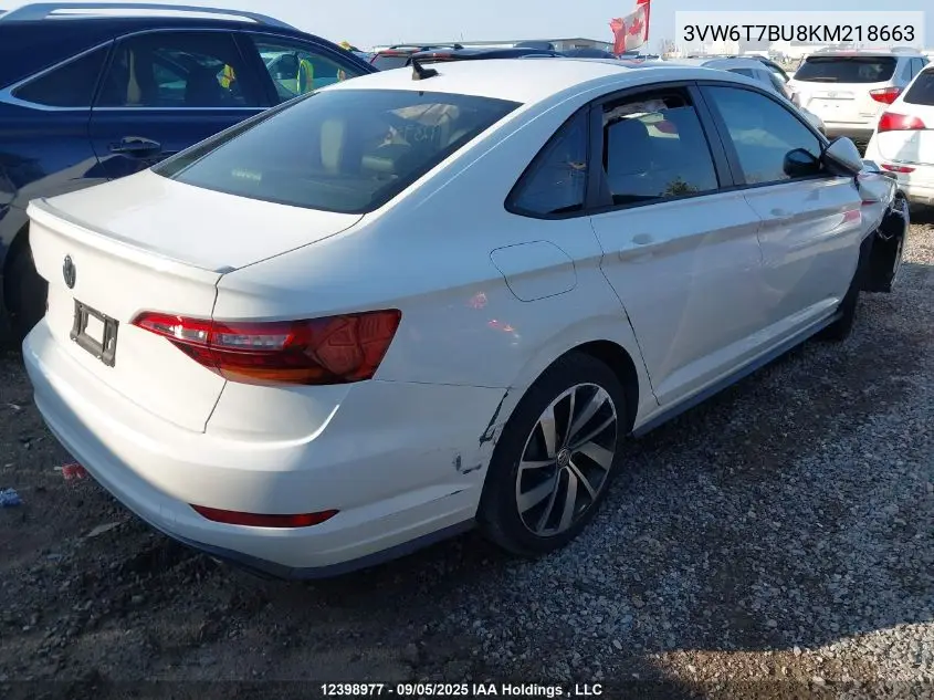 3VW6T7BU8KM218663 2019 Volkswagen Jetta Gli 35Th Edition