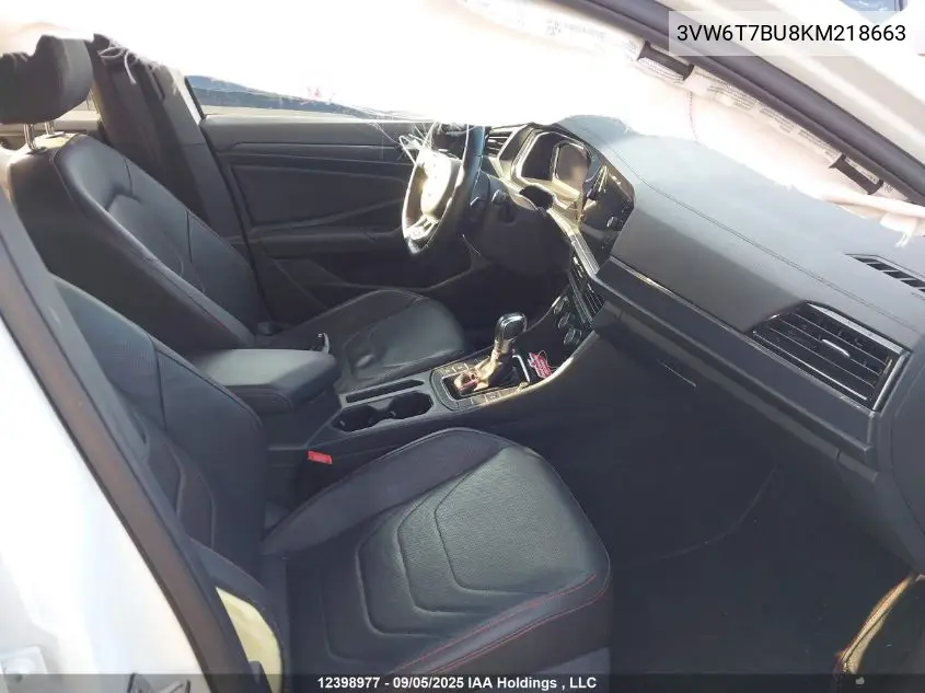 3VW6T7BU8KM218663 2019 Volkswagen Jetta Gli 35Th Edition