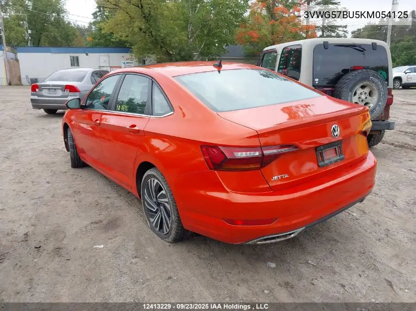 3VWG57BU5KM054125 2019 Volkswagen Jetta Sel Premium