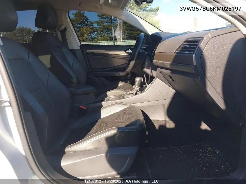 3VWG57BU6KM025197 2019 Volkswagen Jetta 1.4 Tsi Execline