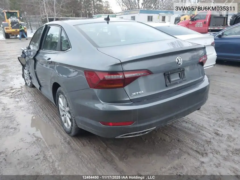 3VWG57BU6KM035311 2019 Volkswagen Jetta 1.4 Tsi Execline