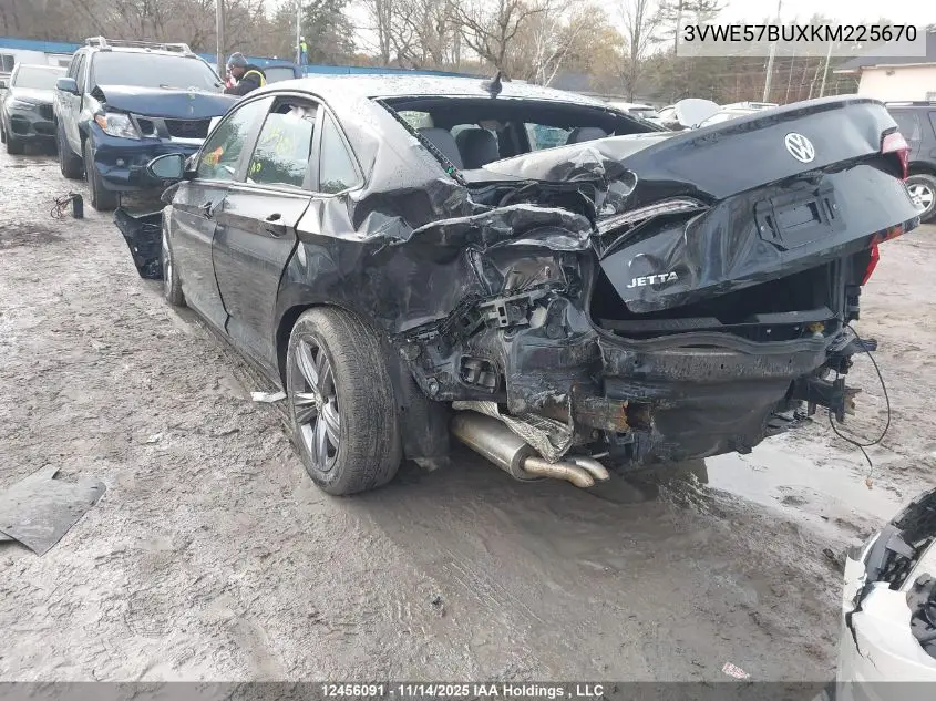 3VWE57BUXKM225670 2019 Volkswagen Jetta