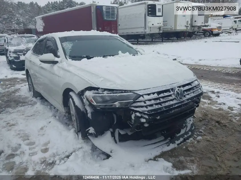 3VWC57BU3KM027908 2019 Volkswagen Jetta S/Se/R-Line