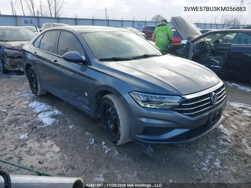 3VWE57BU3KM056883 2019 Volkswagen Jetta 1.4 Tsi Highline