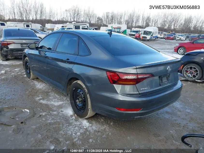 3VWE57BU3KM056883 2019 Volkswagen Jetta 1.4 Tsi Highline