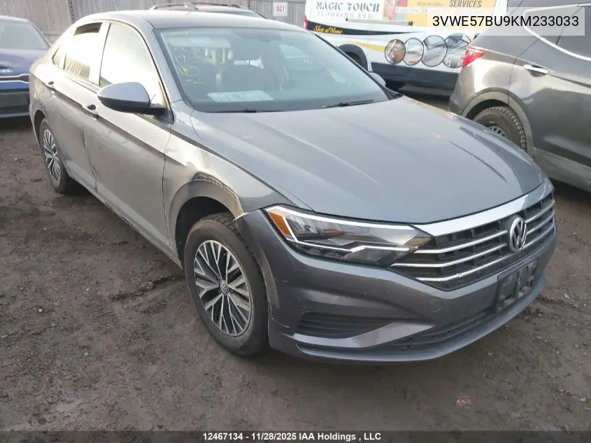 3VWE57BU9KM233033 2019 Volkswagen Jetta 1.4 Tsi Highline