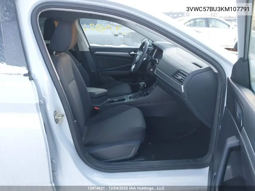 3VWC57BU3KM107791 2019 Volkswagen Jetta 1.4 Tsi Comfortline